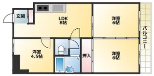 マサモト本社ビル【4階】の間取り