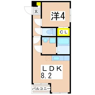 AriesI【1階】の間取り