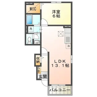ハミングバード【1階】の間取り
