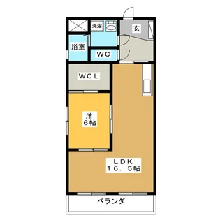 エピックTK【6階】の間取り