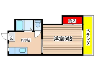 サイドストリ-ト【2階】の間取り