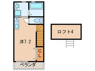 Cycas垂水【2階】の間取り