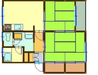 リーフルハイツ【2階】の間取り