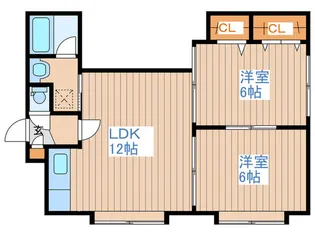 グランツ【3階】の間取り