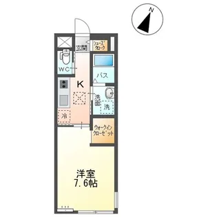 ポポラス西下台【1階】の間取り