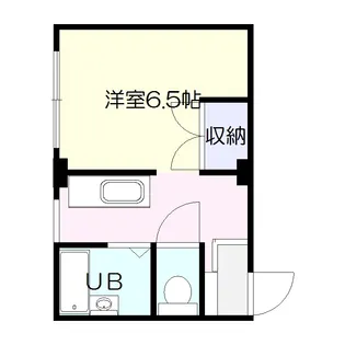 ハイツユニバーシティ 鹿児島市賃貸マンション【3階】の間取り