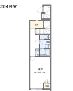 神奈川県横須賀市津久井1【アパート】の間取り