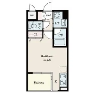 CITY SPIRE 名駅北【6階】の間取り