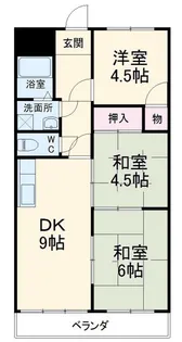 フカイマンション【2階】の間取り