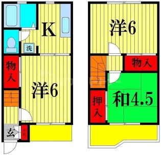 千葉県流山市南流山2【一戸建】の間取り