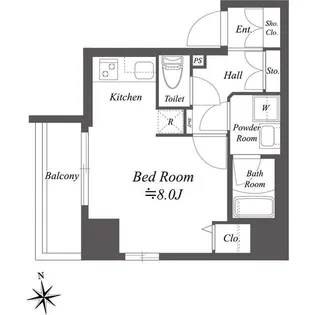 GENOVIA木場skygarden【5階】の間取り