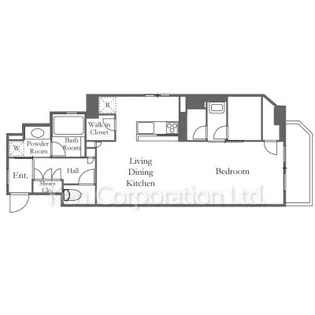 ドゥーエ参宮橋【2階】の間取り