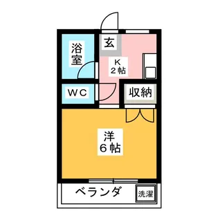 第5美咲グリーンハイツ【2階】の間取り