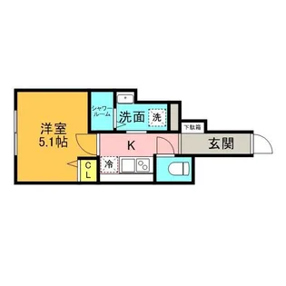東京都板橋区蓮根2【アパート】の間取り