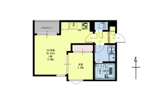 REGALEST泉中央【1階】の間取り