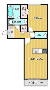 パークヴィラ杉水I【3階】の間取り