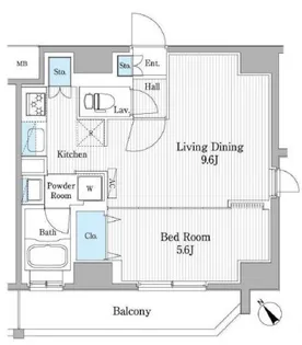 パティオスクエア御茶ノ水【5階】の間取り