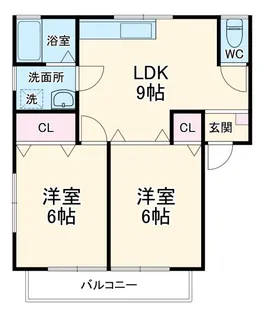 マリーク弐番館【2階】の間取り