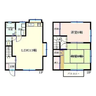 埼玉県所沢市南住吉【一戸建】の間取り