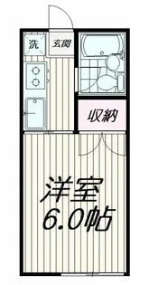 東京都大田区南馬込1【アパート】の間取り