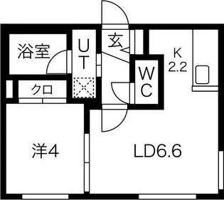 北海道札幌市豊平区平岸四条16【マンション】の間取り