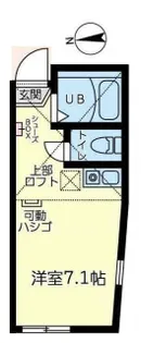 1Rの間取り画像