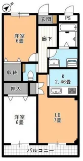 コンフォール【1階】の間取り