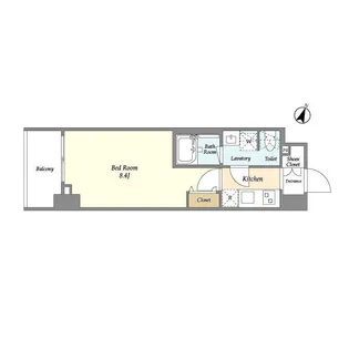 KDXレジデンス本蓮沼【12階】の間取り