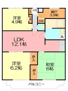 グランシャリオ【1階】の間取り