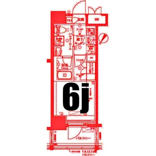 ベルグレード川崎AZ【14階】の間取り