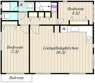 レジデンス平山【3階】の間取り