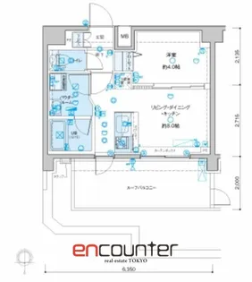 GENOVIA武蔵関公園skygarden【9階】の間取り