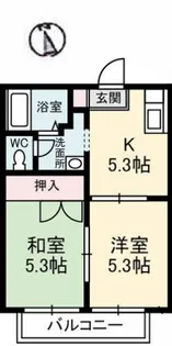 サニーズ福庭II  B棟【1階】の間取り