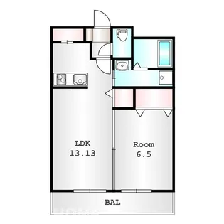 群馬県高崎市問屋町4【マンション】の間取り