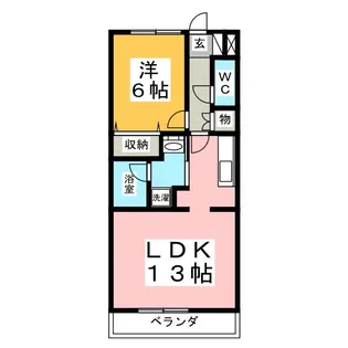 アークパレス【2階】の間取り