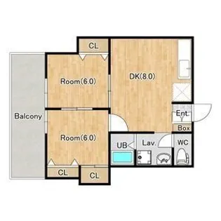 ジーライズ伊勢原石田I ※洋転・洗面台交換あり【1階】の間取り