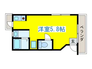 ローズハイツ【2階】の間取り