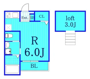 メゾンオランジェ【2階】の間取り
