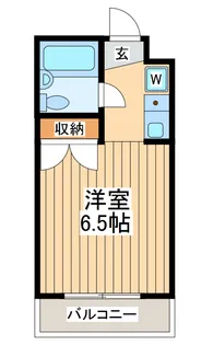 キャッスルマンション東林間【3階】の間取り