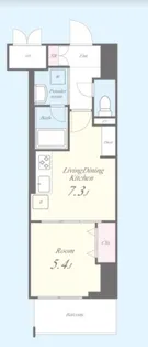 ラフィシア関内【6階】の間取り