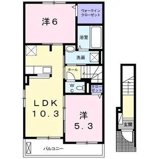 シアン サージュ【2階】の間取り