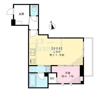 プラサート22【2階】の間取り