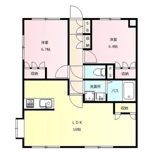 GRAND VIEW前橋【5階】の間取り