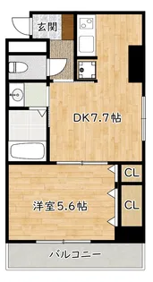 エムズコート【3階】の間取り