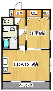 メゾン・ド・レスポワール【1階】の間取り