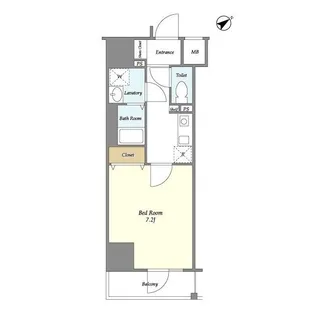 メゾンピオニー東向島【6階】の間取り