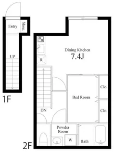 ガレット瑞江【2階】の間取り