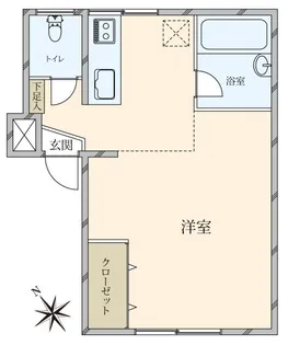 セントラル西麻布【1階】の間取り