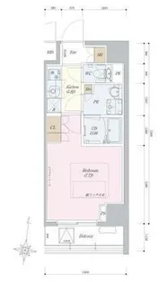 リーラ中野【2階】の間取り