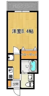 ウェルスクエア蒲田【3階】の間取り